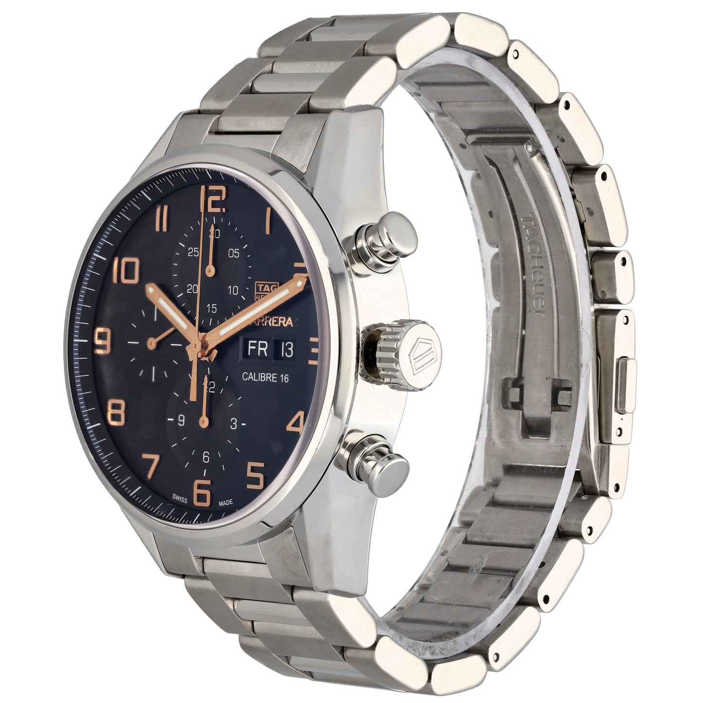 Tag Heuer Carrera CV2A1AB 43mm Stainless Steel Watch