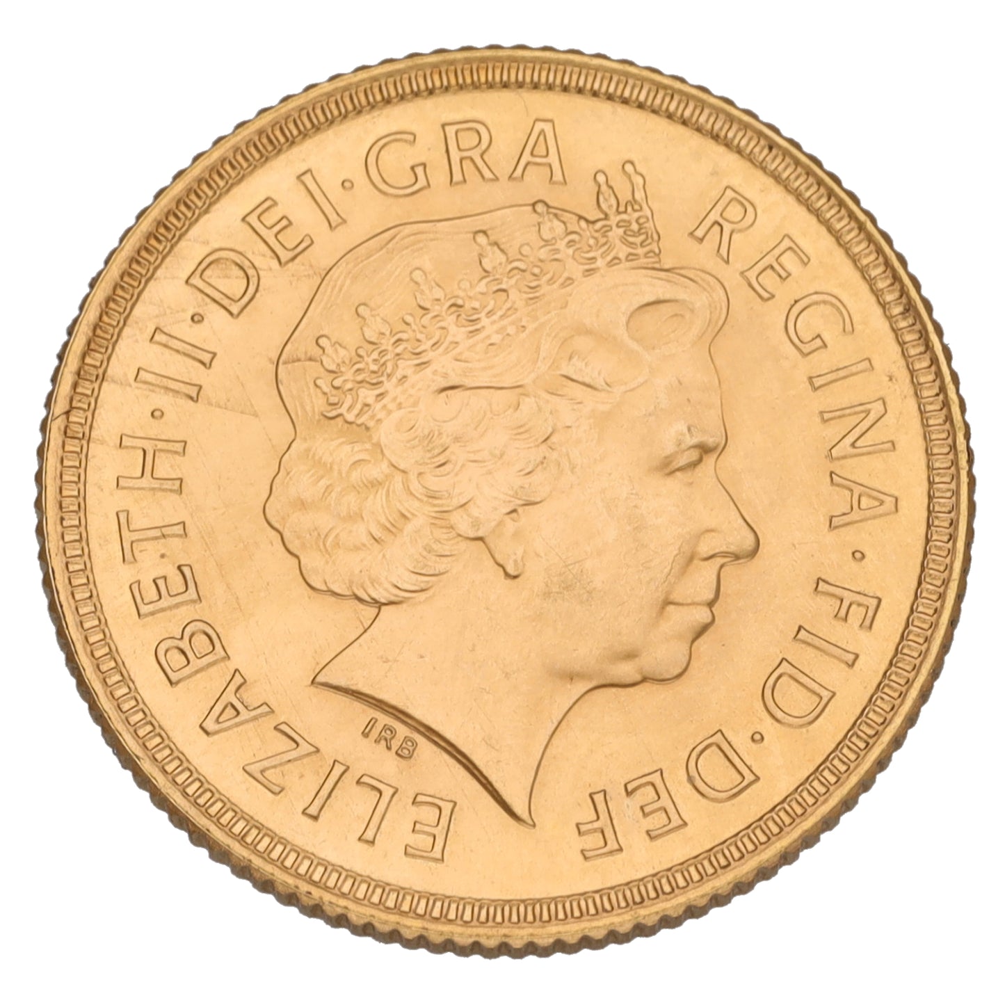 22ct Gold Queen Elizabeth II Full Sovereign Coin 2000