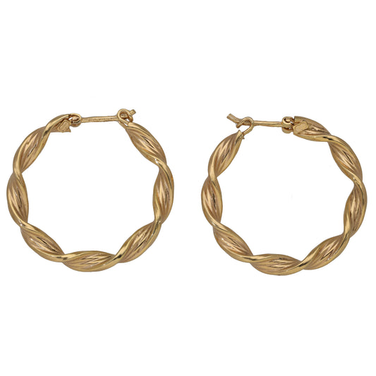 9ct Gold Hoop Earrings
