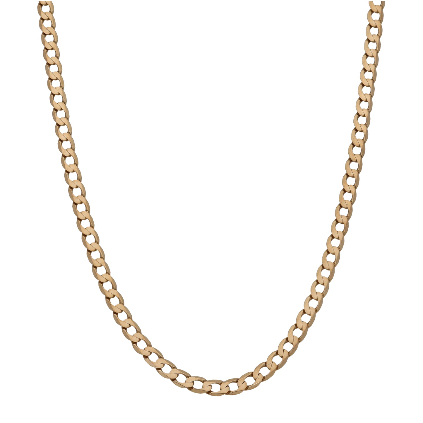 9ct Gold Curb Chain 20"