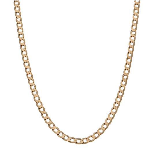 9ct Gold Curb Chain 20"