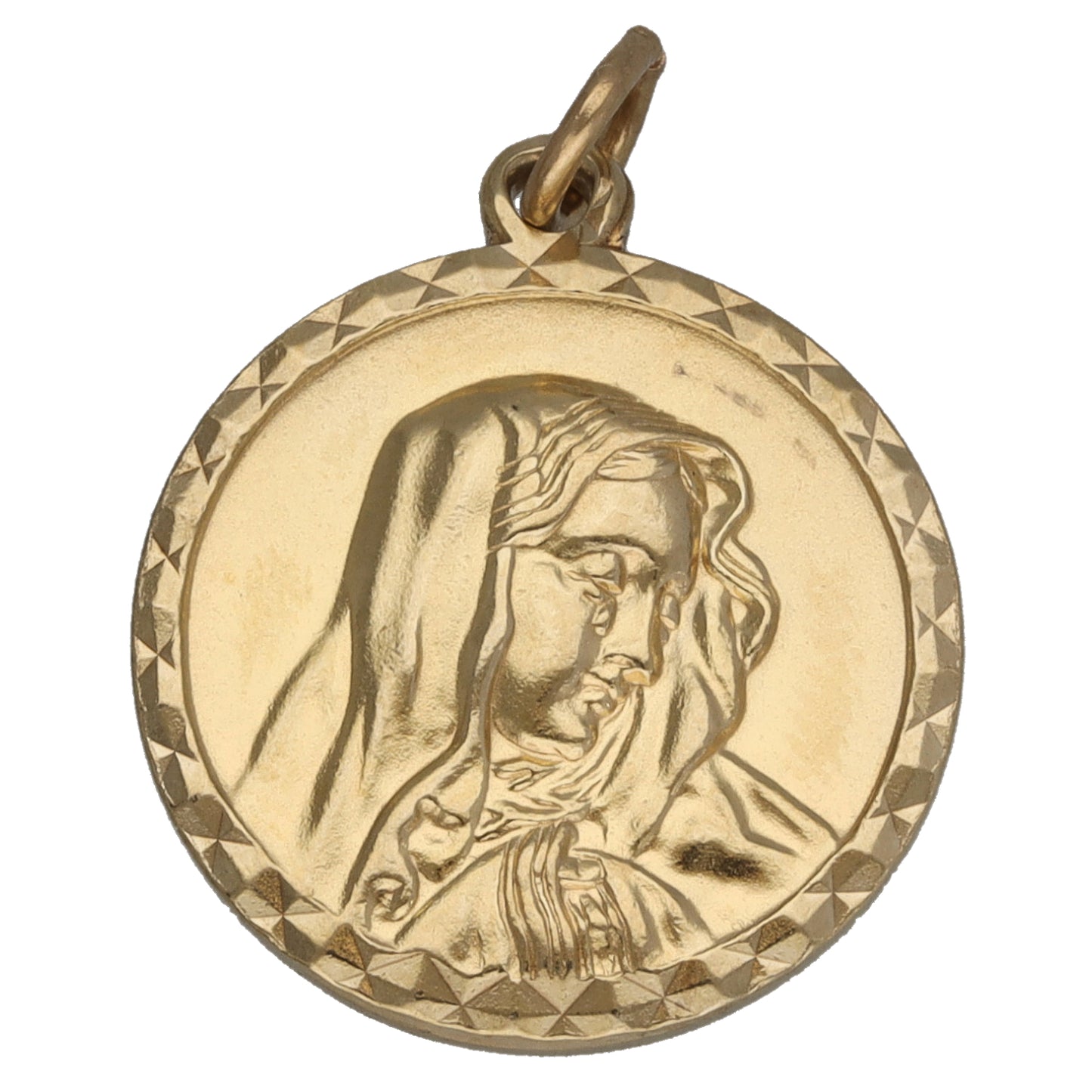 9ct Gold Mary Pendant