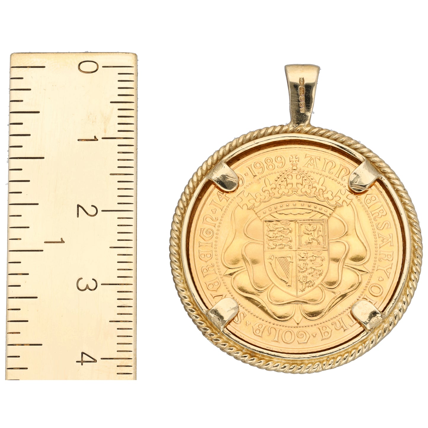 9ct Gold Coin Pendant