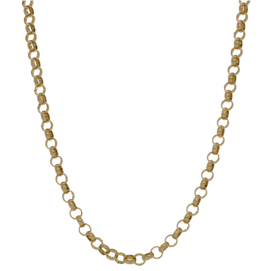 9ct Gold Belcher Chain 20"