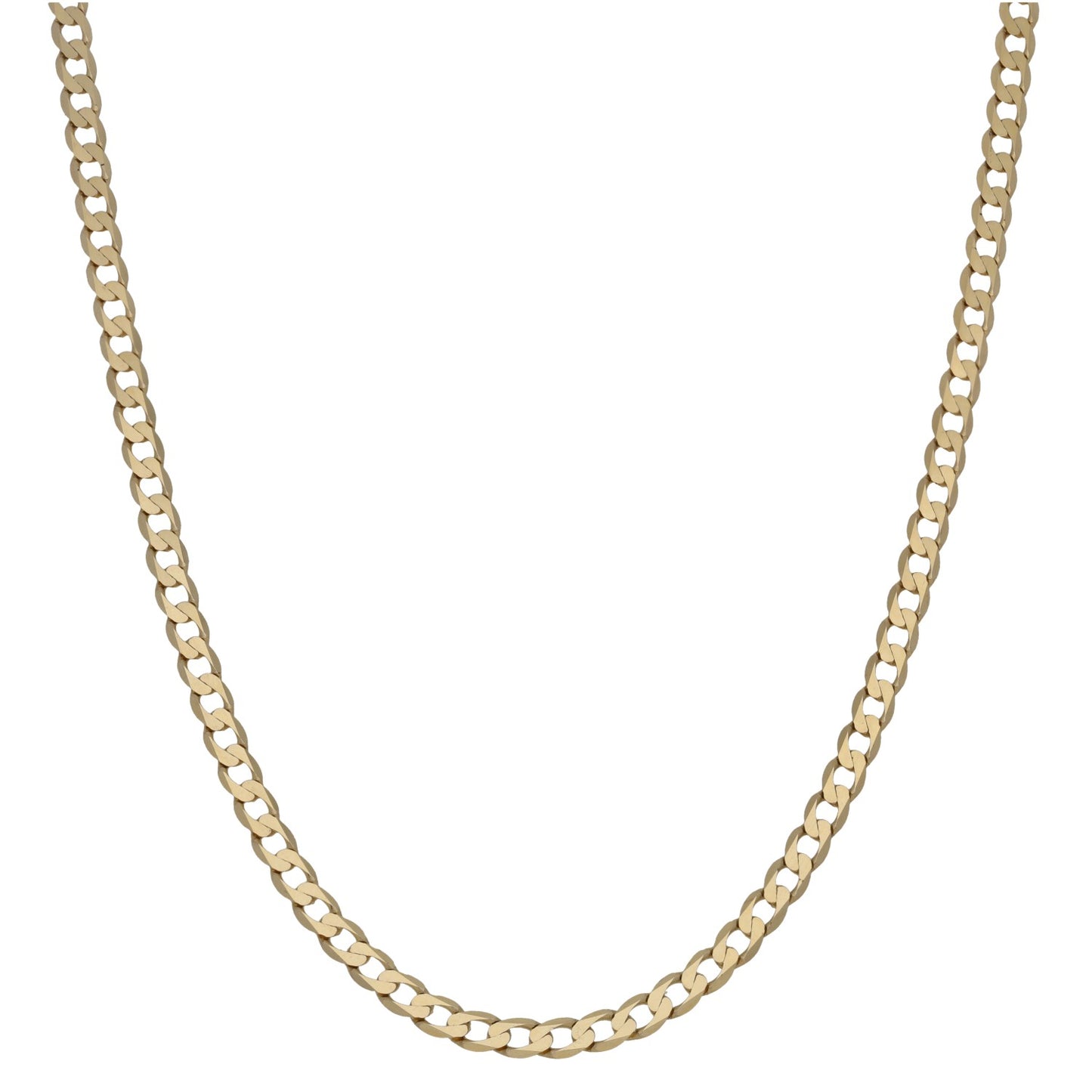 9ct Gold Curb Chain 20"