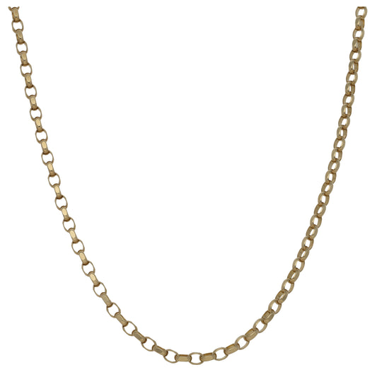 9ct Gold Belcher Chain 24"