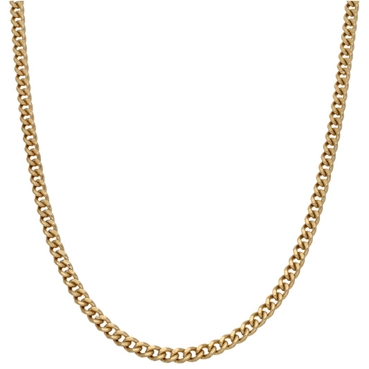 9ct Gold Curb Chain 20"