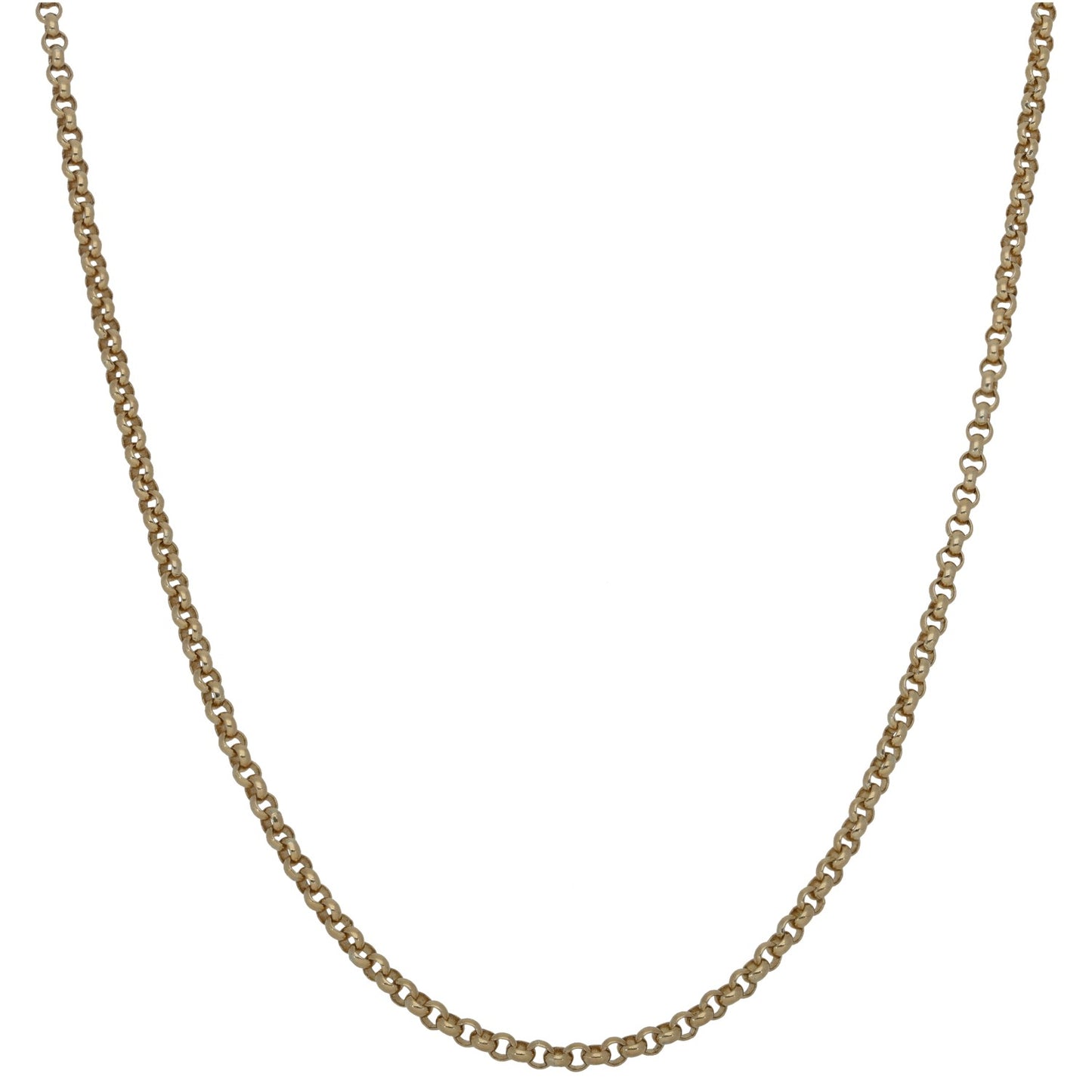 9ct Gold Belcher Chain 18"