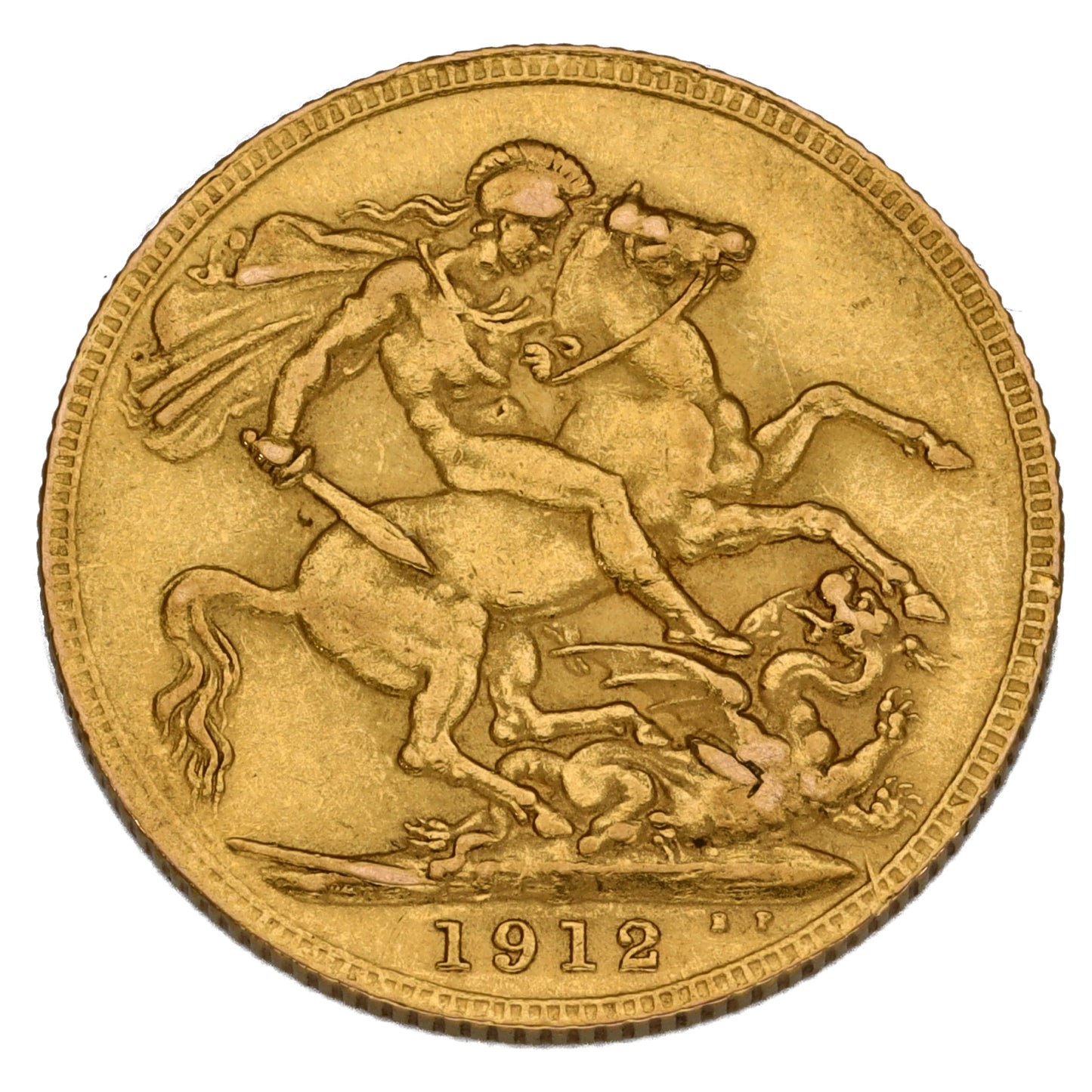 22ct Gold King George V Full Sovereign Coin 1912