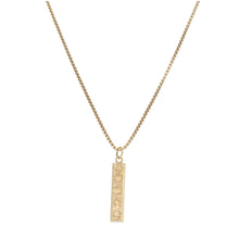 Load image into Gallery viewer, 9ct Gold Ingot Pendant With Chain
