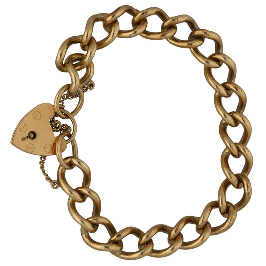 9ct Gold Gate Bracelet
