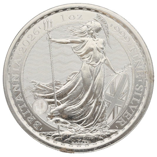 Fine Silver King Charles III 1 OZ Britannia Coin 2026
