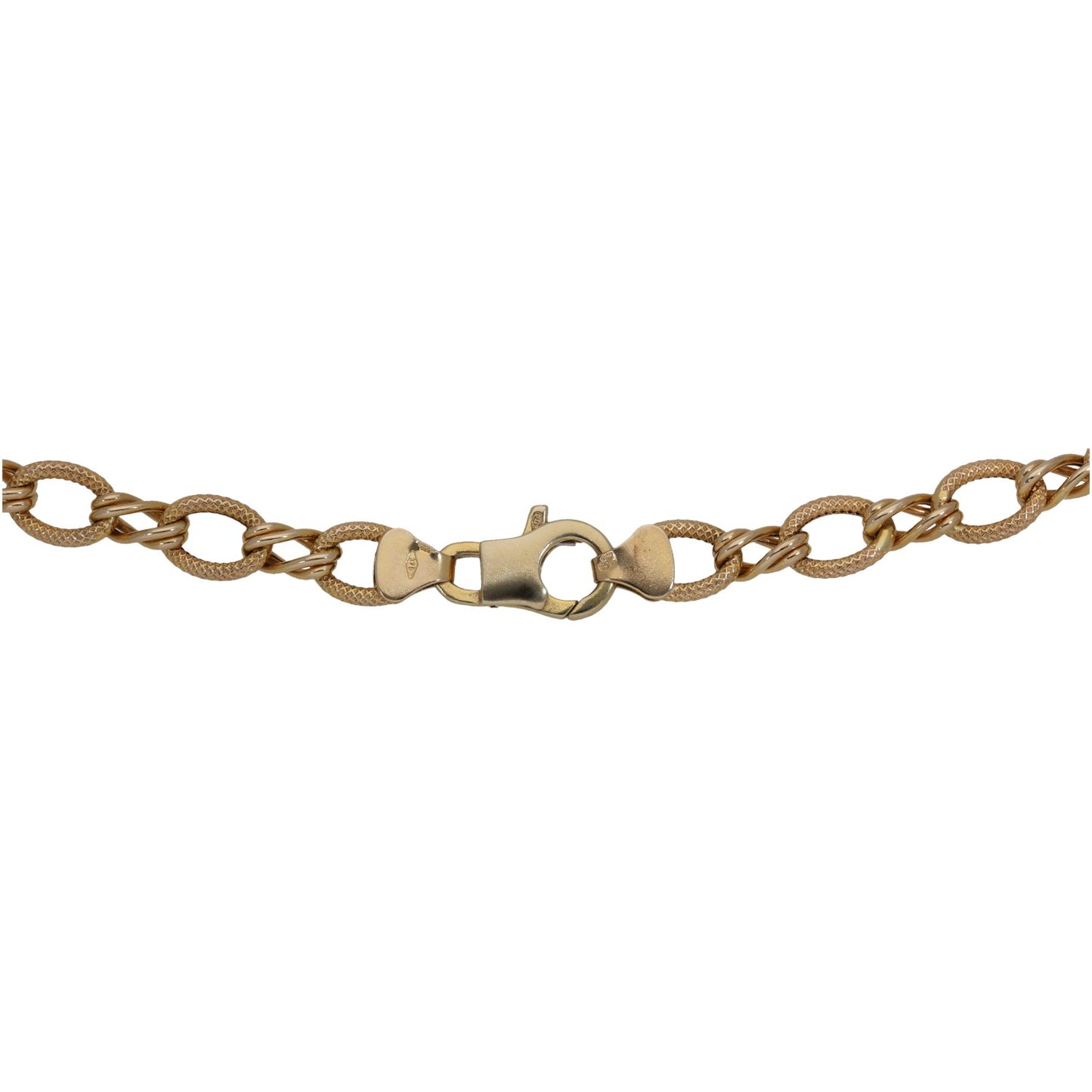9ct Gold Fancy Necklace 16"