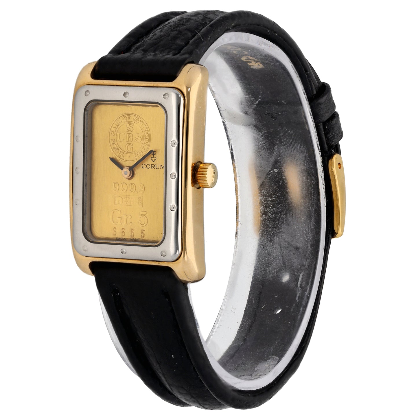 Corum Ingot 24.300.21 20mm Gold Watch