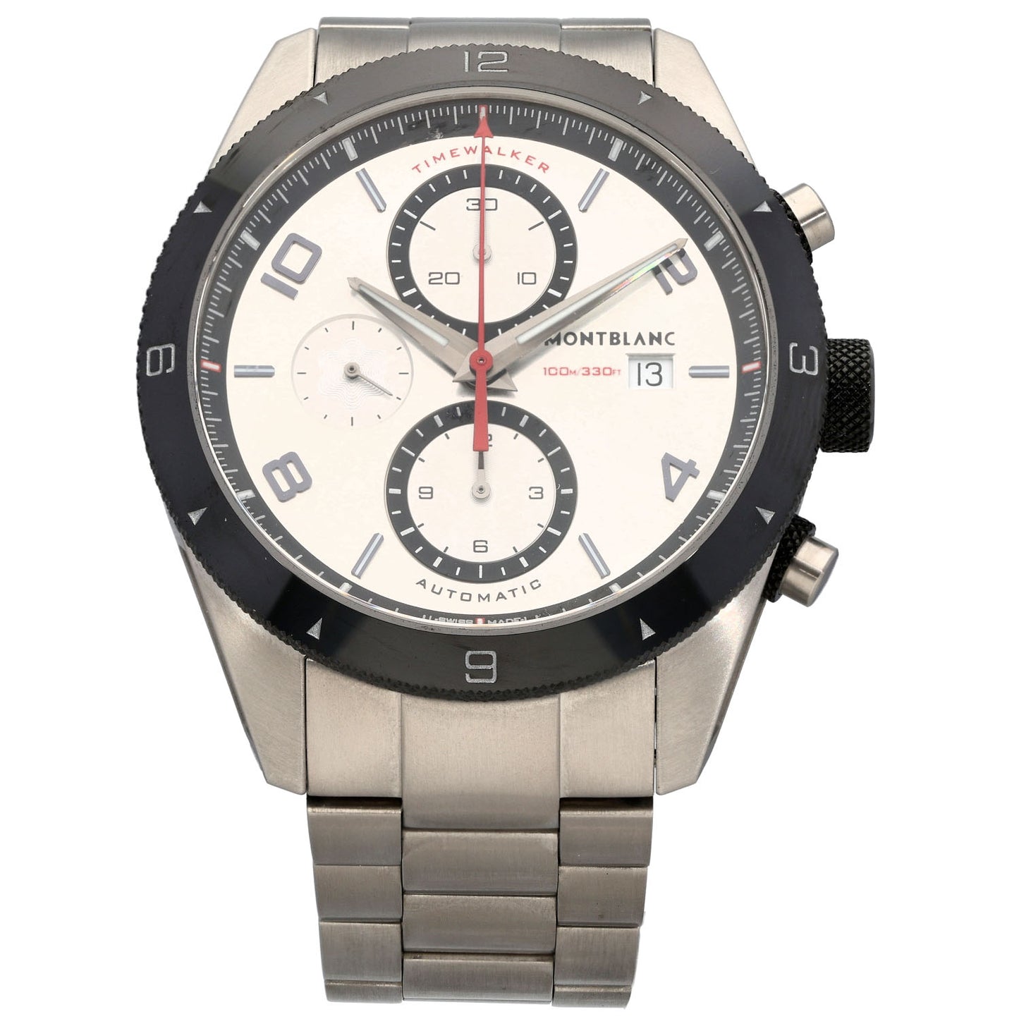 Montblanc Timewalker 7424 44mm Stainless Steel Watch