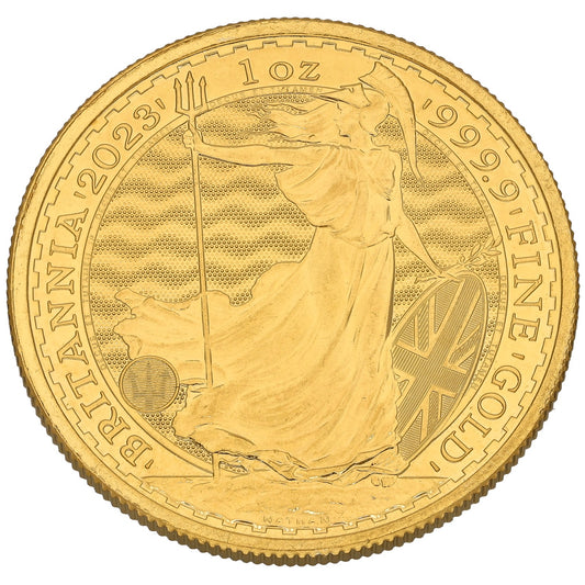24ct Gold Queen Elizabeth II 1 OZ Britannia Coin 2023