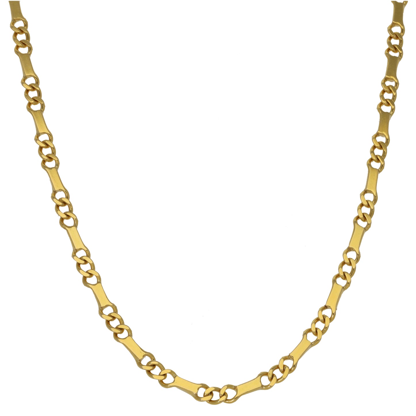 18ct Gold Fancy Necklace 22"