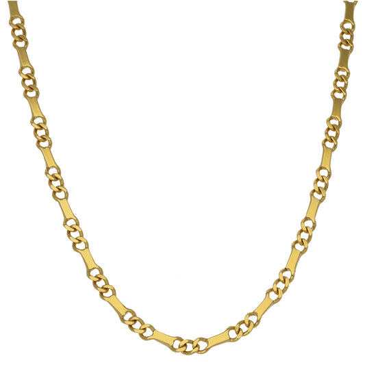 18ct Gold Fancy Necklace 22"