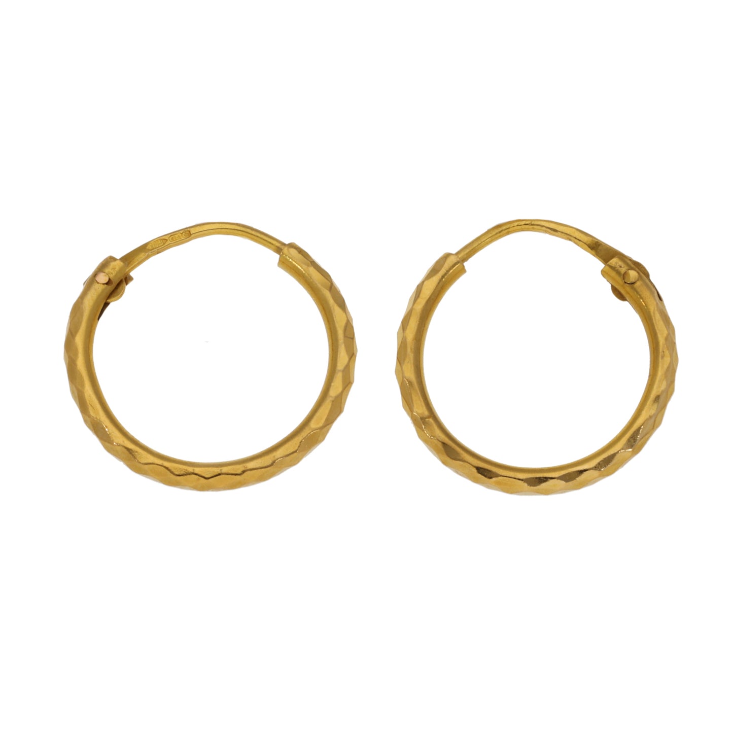 22ct Gold Hoop Earrings