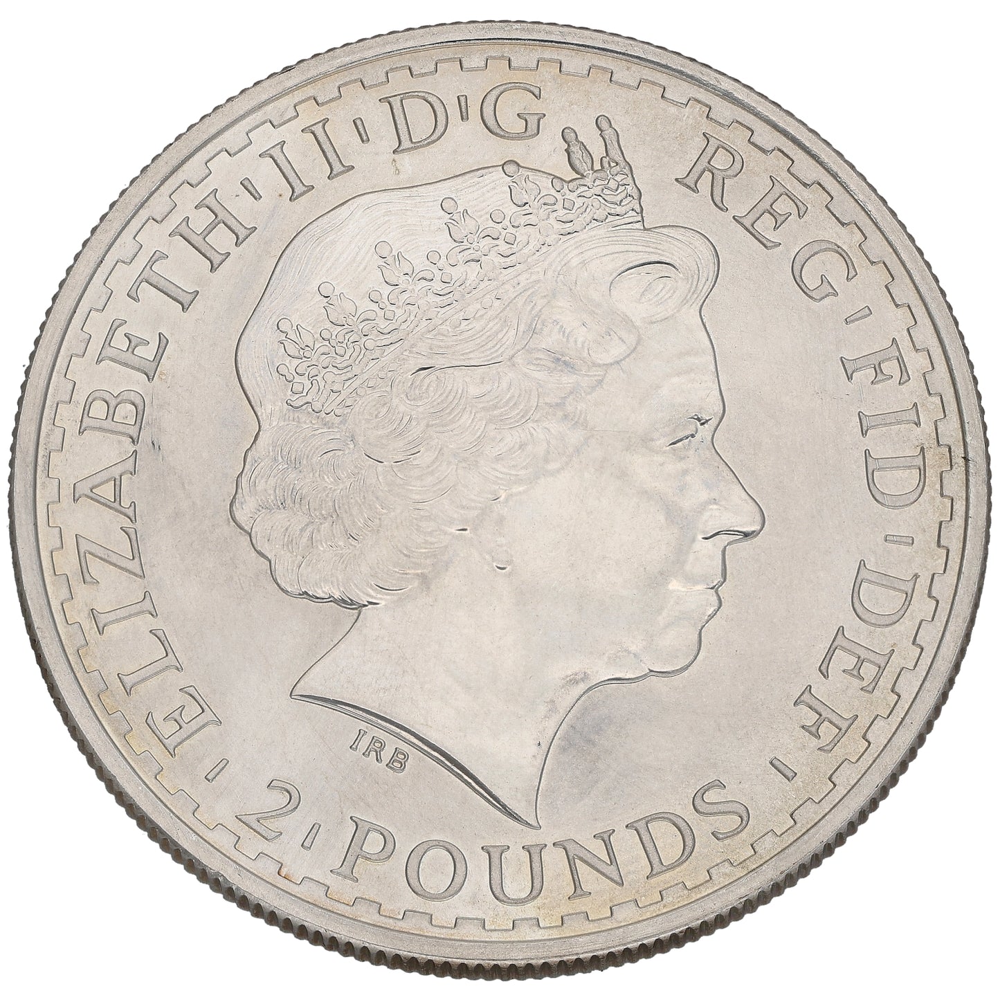Fine Silver Queen Elizabeth II 1 OZ Britannia Coin 1999