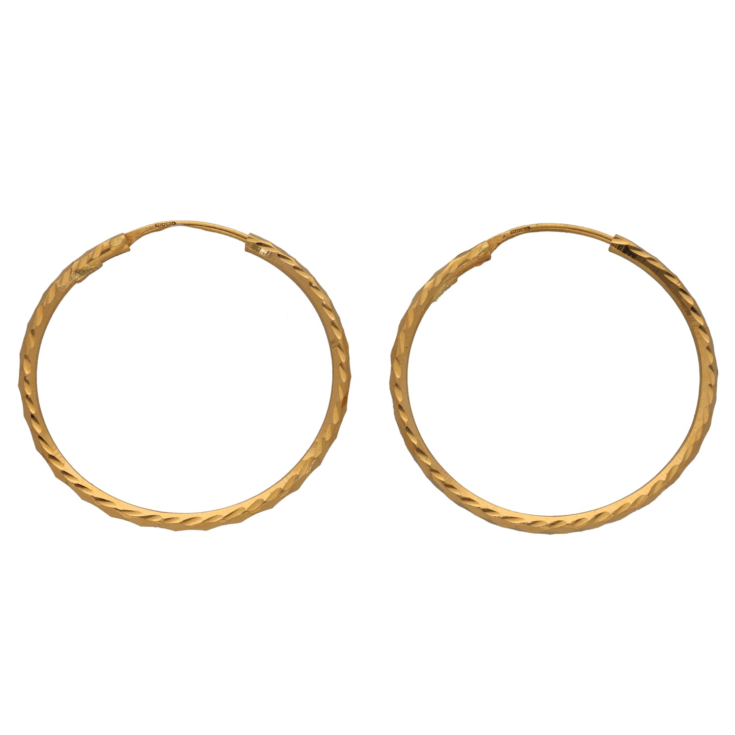 22ct Gold Hoop Earrings