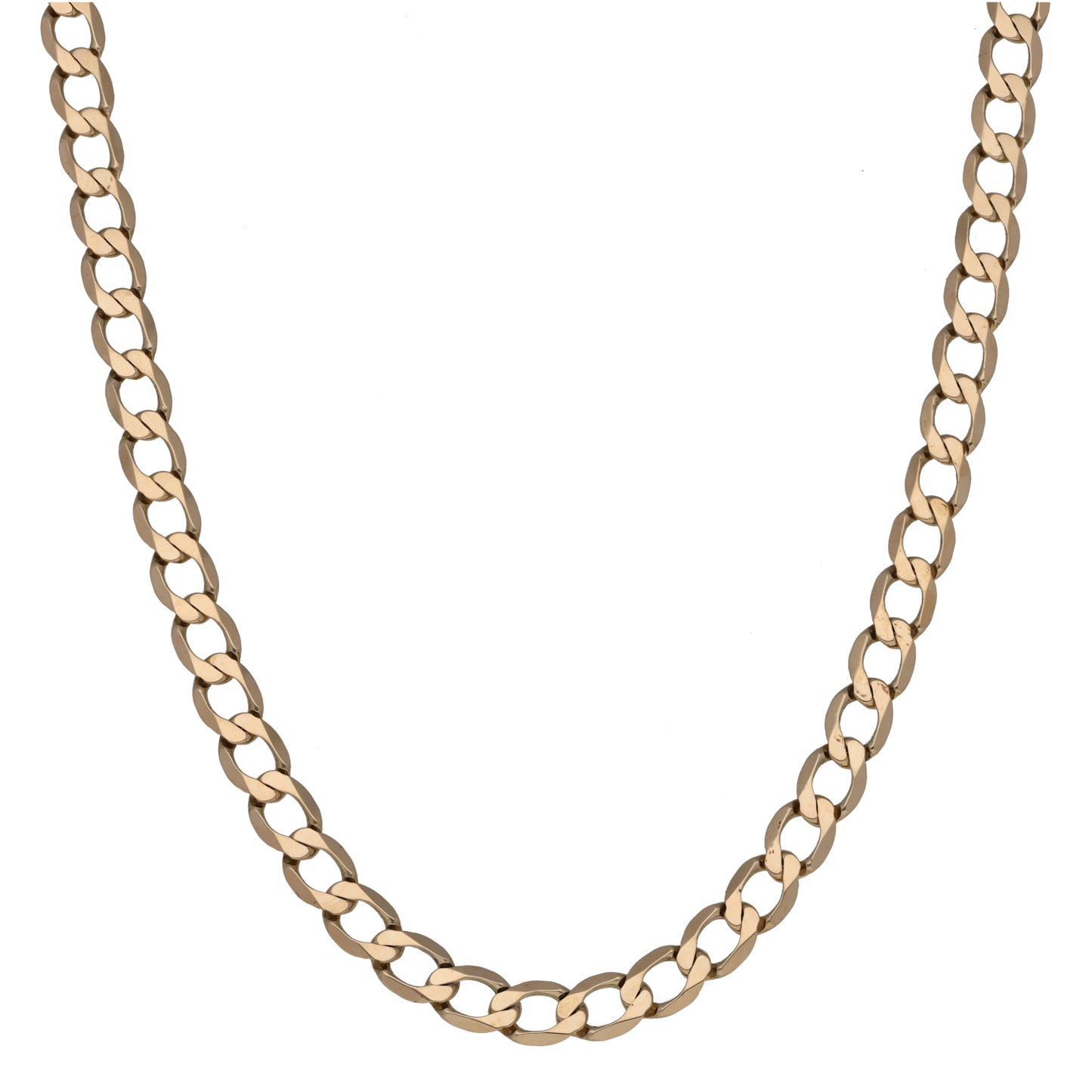 9ct Gold Curb Chain 20"