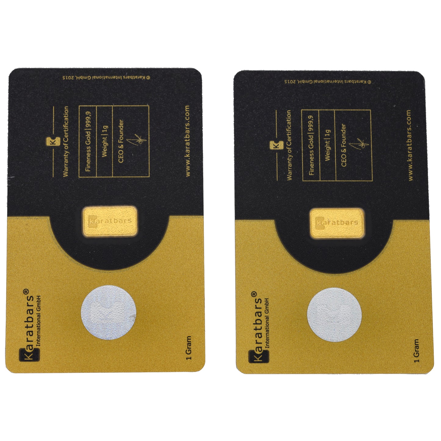 24ct 1g Gold Coin x6