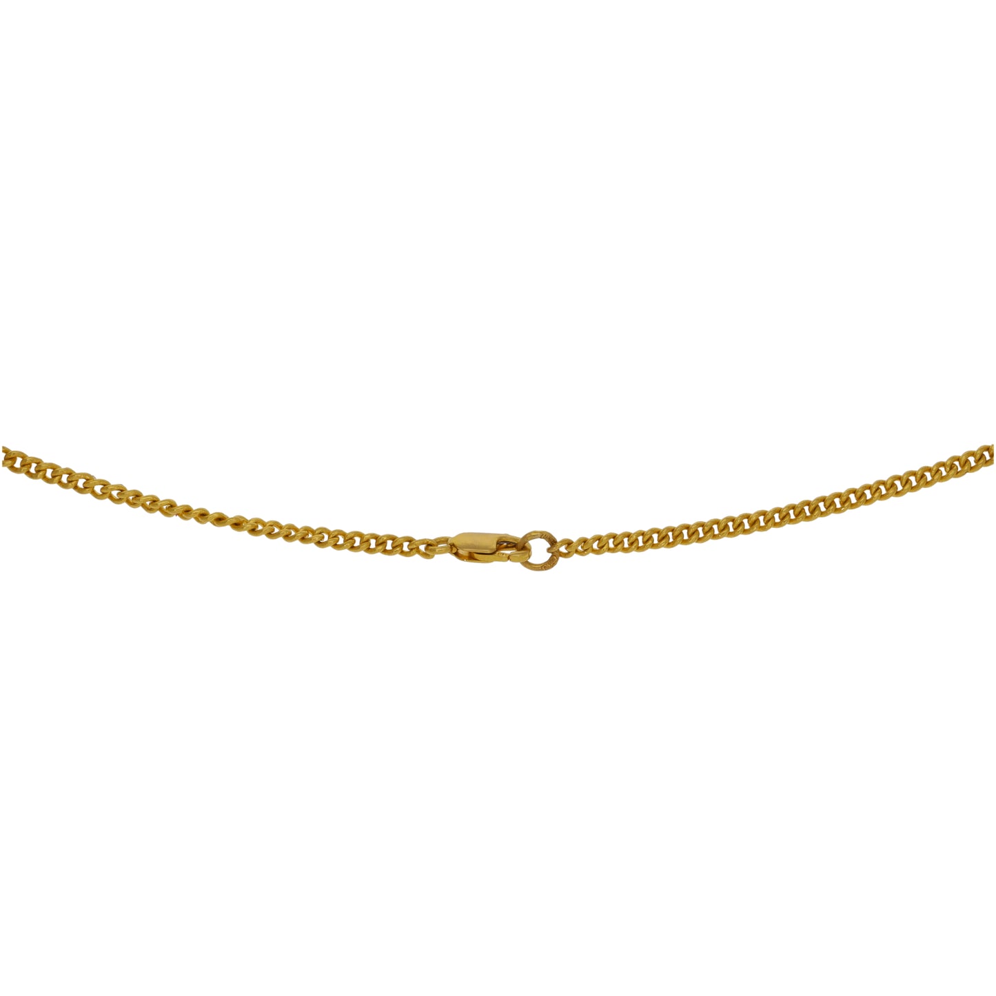 22ct Gold Curb Chain 18"