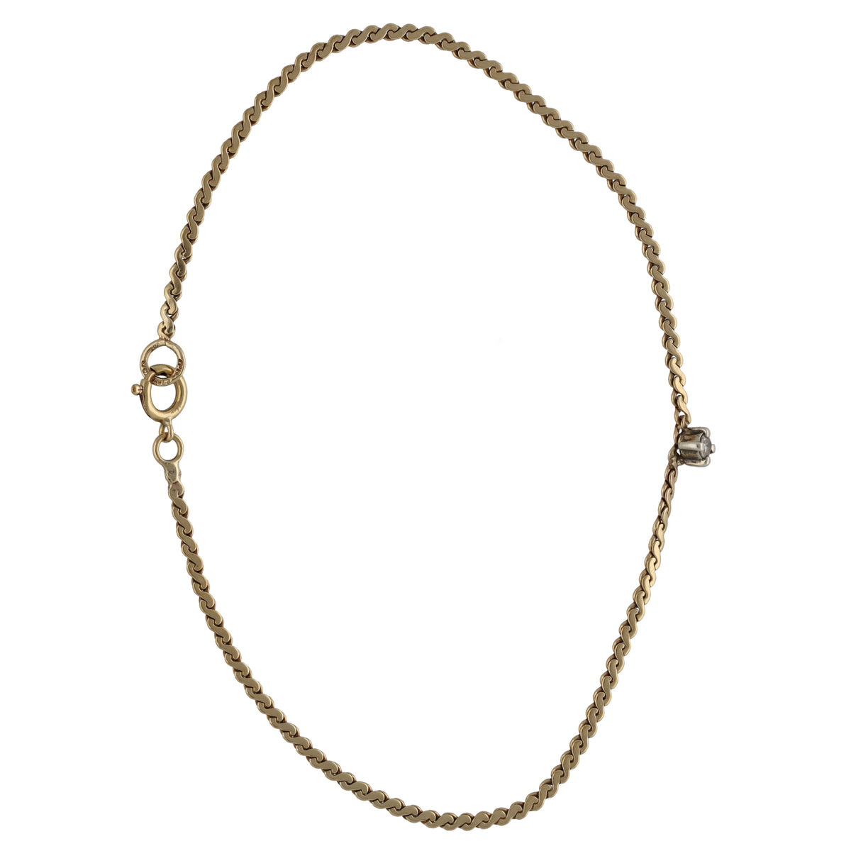 9ct Gold 0.05ct Diamond Fancy Bracelet