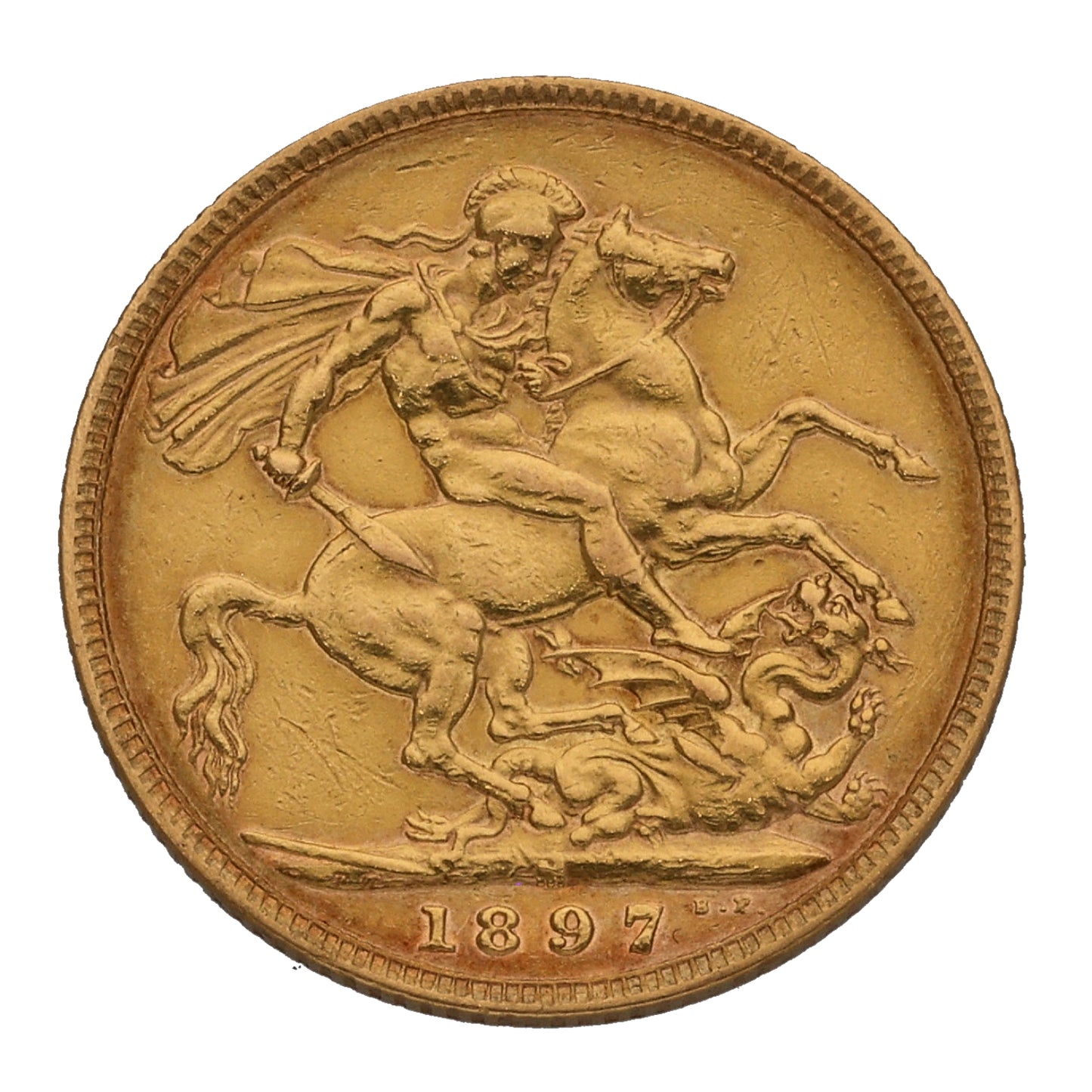 22ct Gold Queen Victoria Full Sovereign Coin 1897