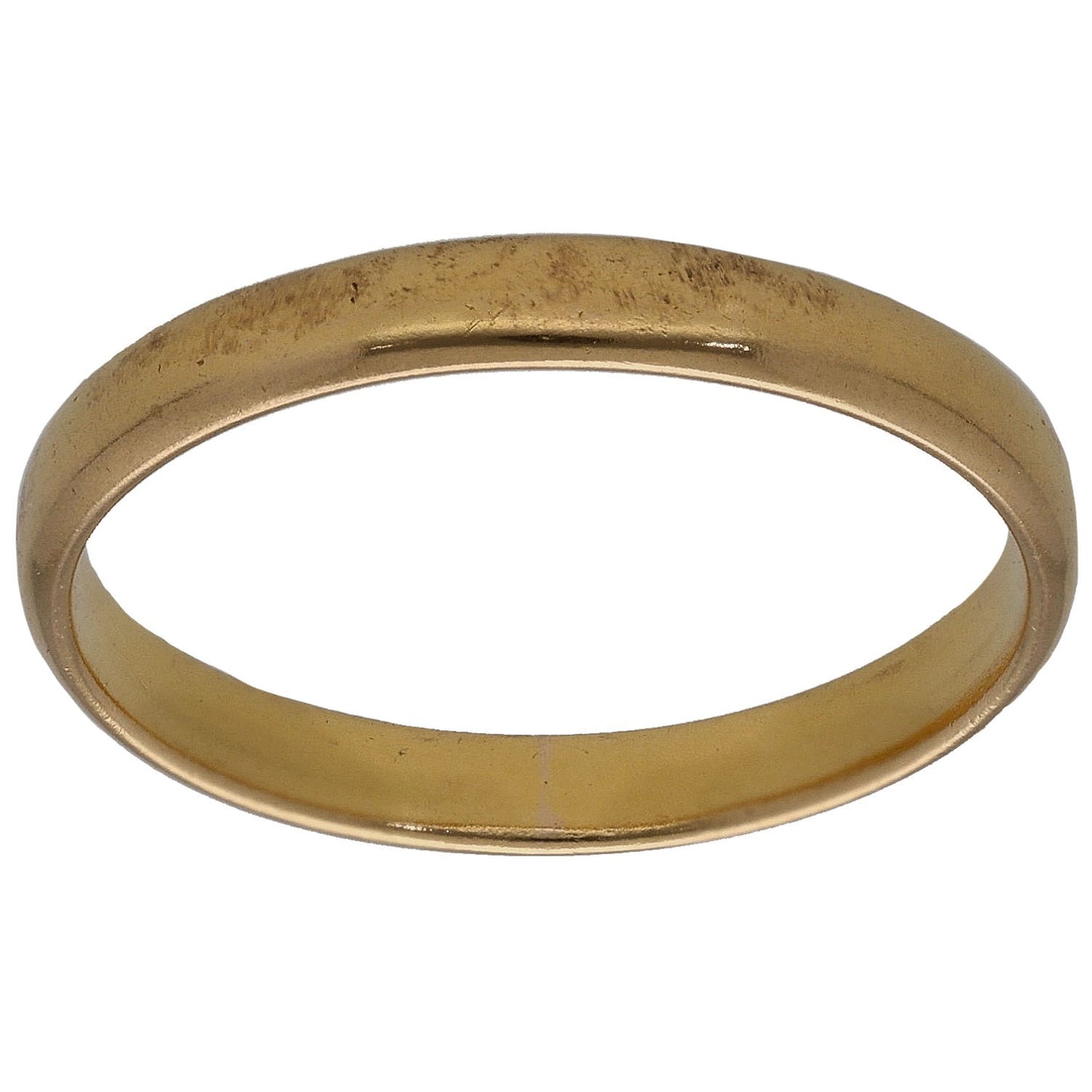 22ct Gold Plain Wedding Ring Size O
