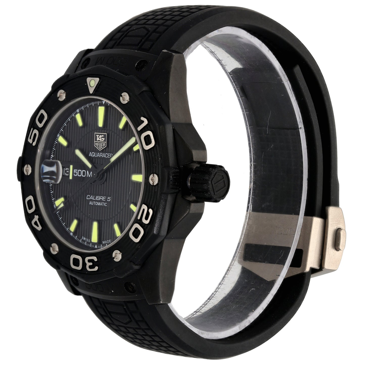 Tag Heuer Aquaracer WAJ2180 43mm PVD Titanium Watch