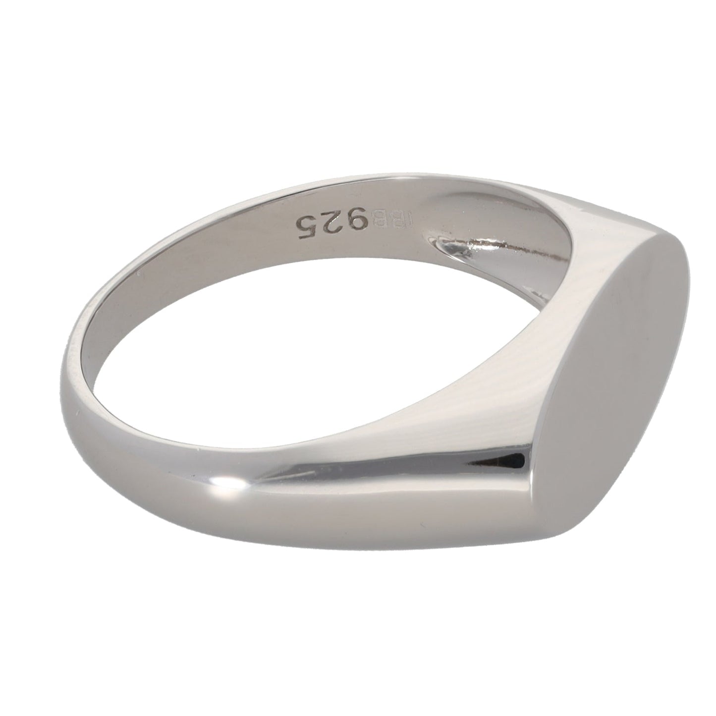 Sterling Silver Oval Signet Ring