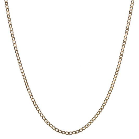 9ct Gold Curb Chain 24"