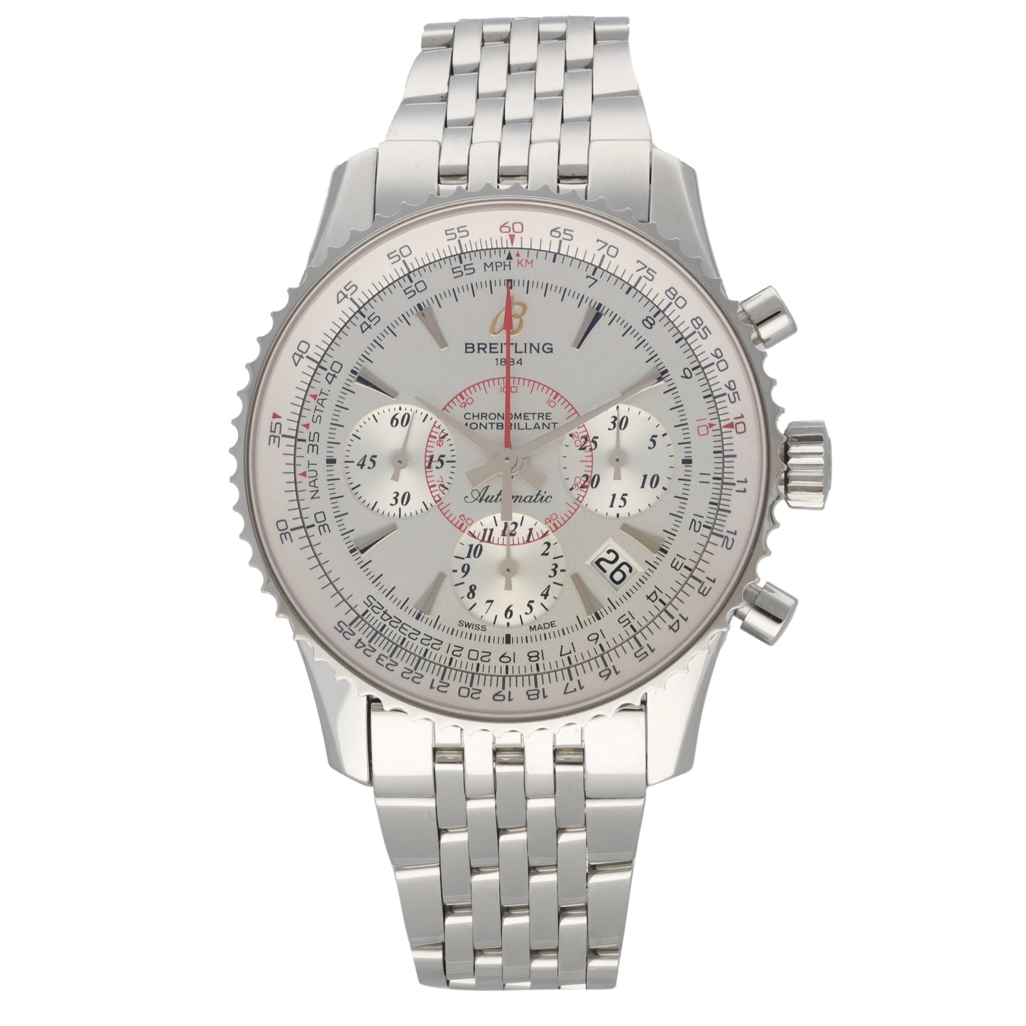 Breitling Montbrillant AB0130 40mm Stainless Steel Watch