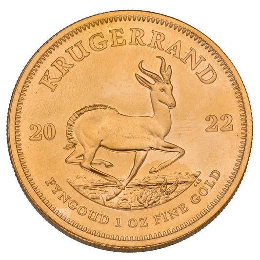 22ct Gold 1 OZ Krugerrand Coin 2022