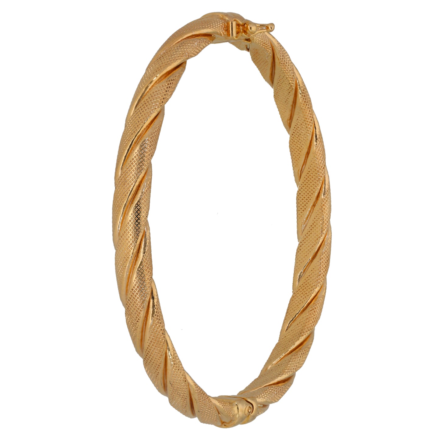 9ct Gold Hinged/Clasp Bangle