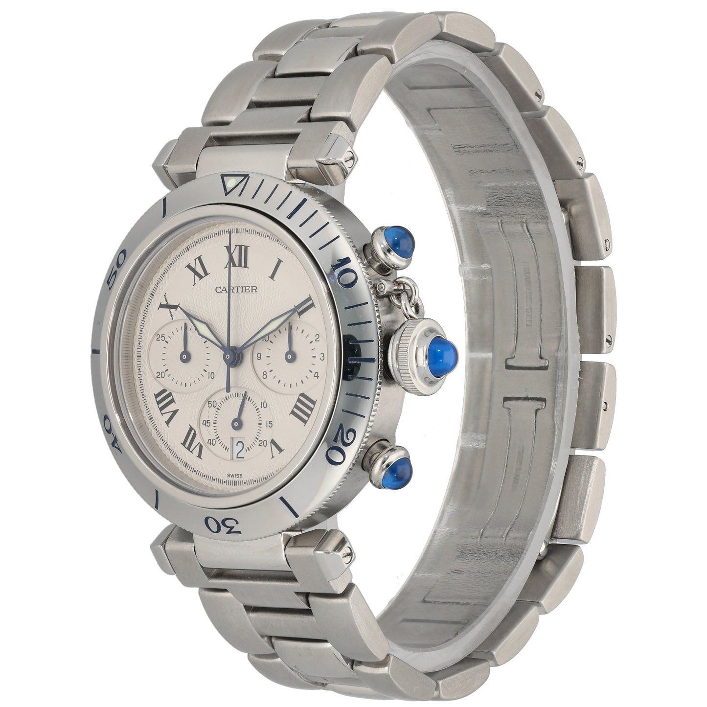 Cartier Pasha 1050 38mm Stainless Steel Watch