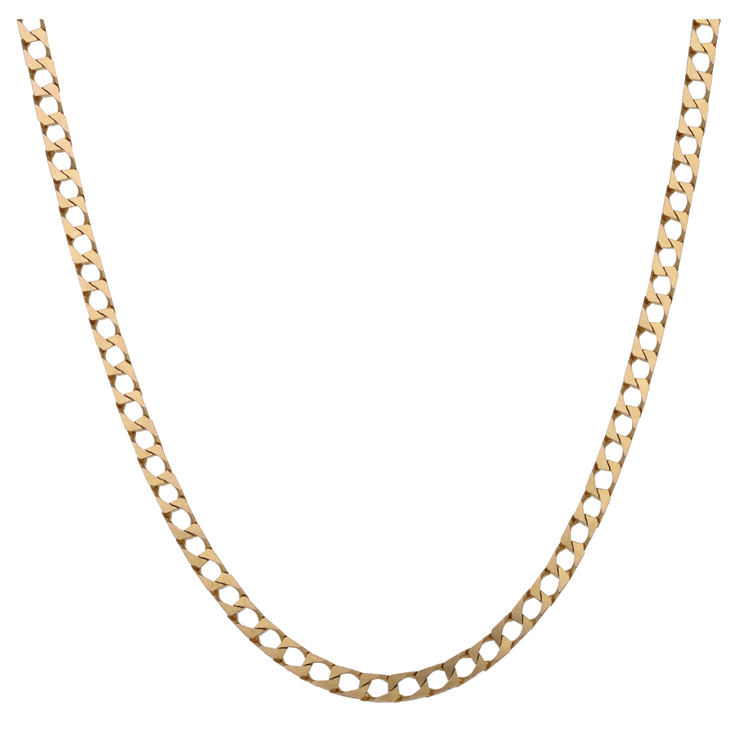9ct Gold Curb Chain 20"