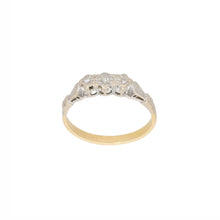 Load image into Gallery viewer, 18ct Gold 0.02ct Round Cut Diamond Ladies Half Eternity Ring Size M
