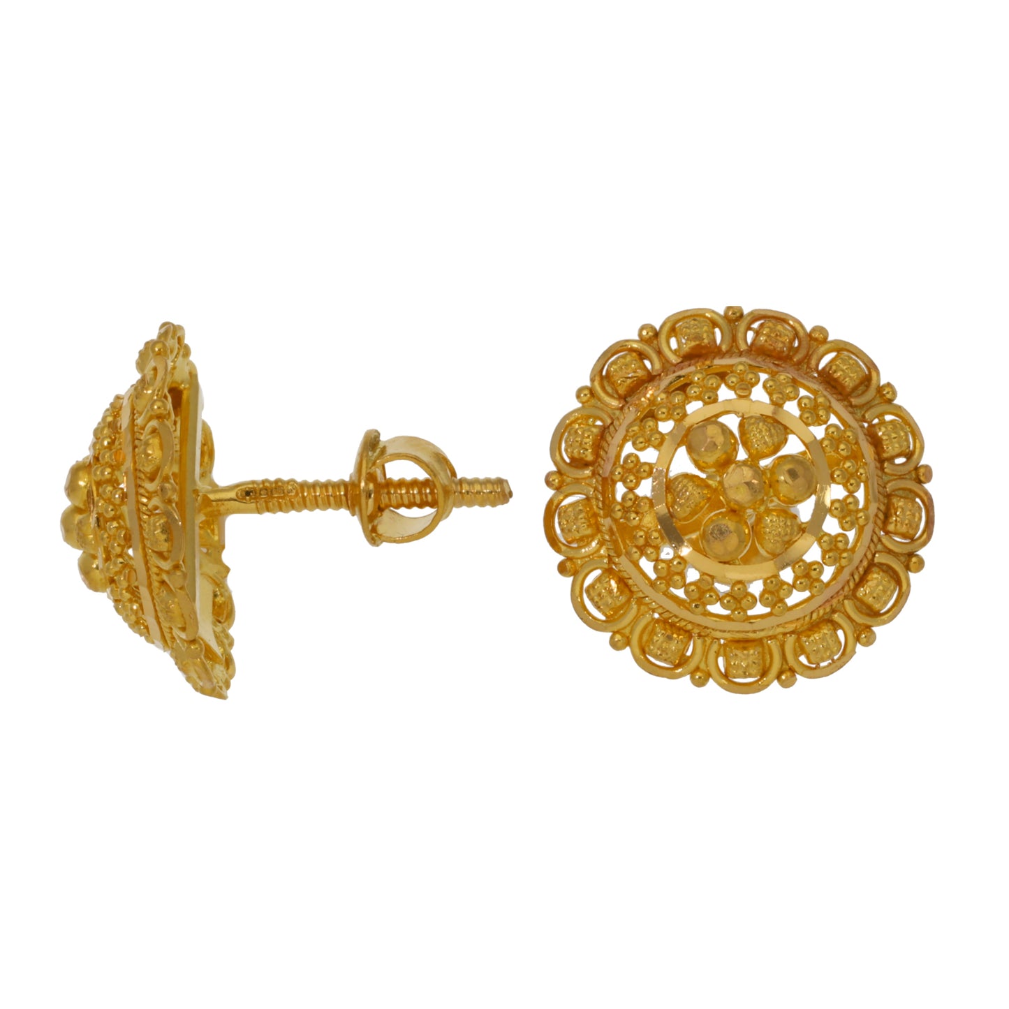 22ct Gold Stud Earrings
