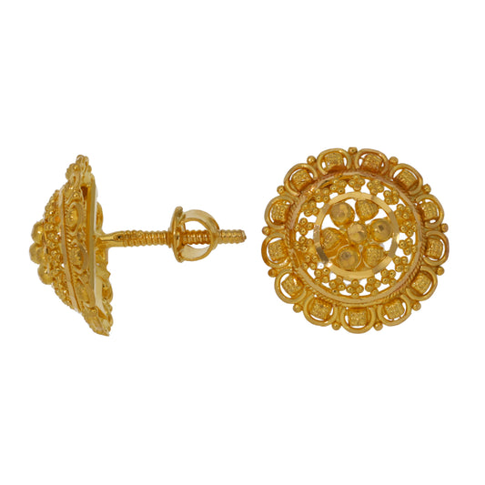22ct Gold Stud Earrings