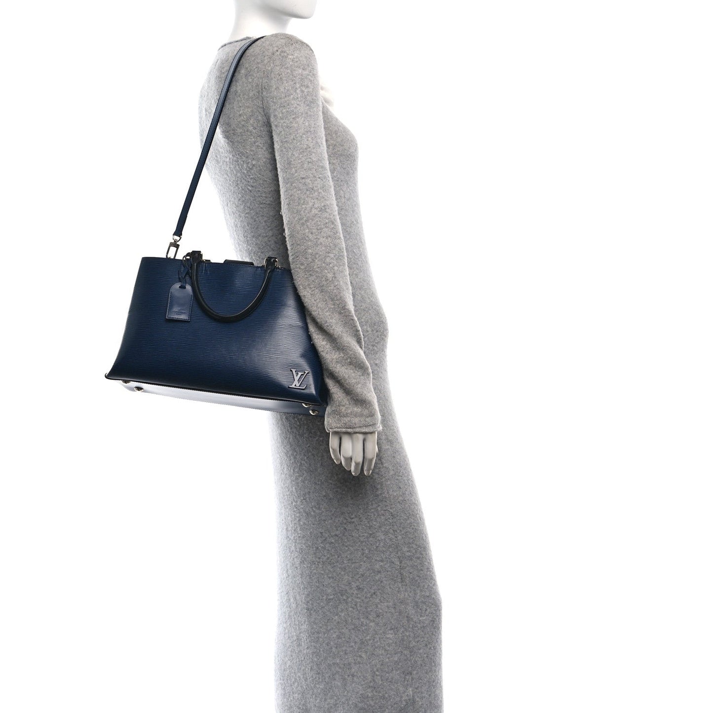 Louis Vuitton Kleber MM Epi Leather Bag - Blue