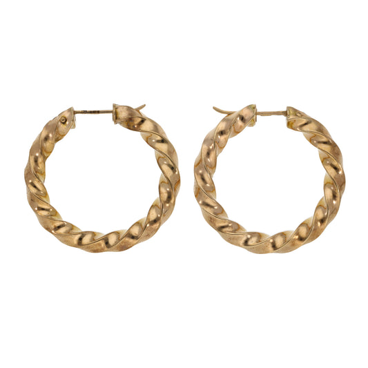 9ct Gold Hoop Earrings