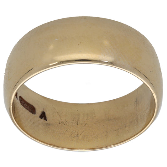9ct Gold Plain Wedding Ring Size U
