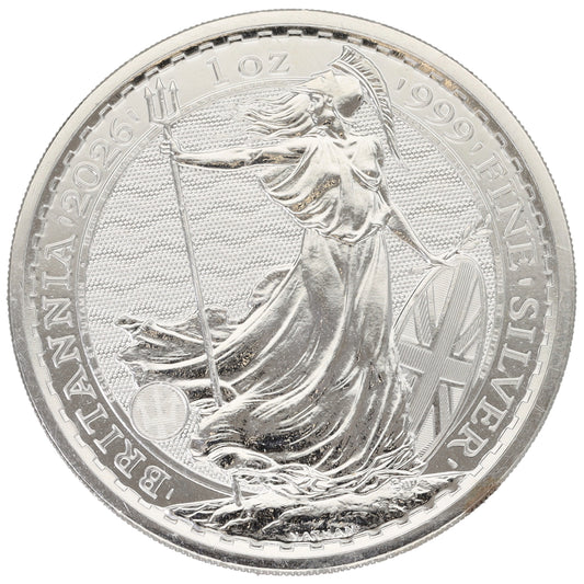 Fine Silver King Charles III 1 OZ Britannia Coin 2026