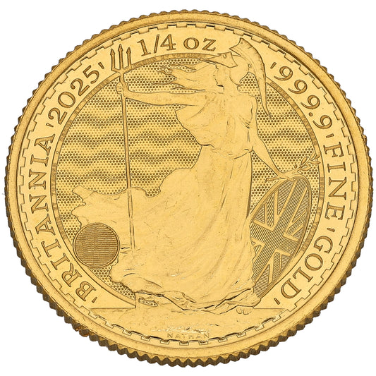 24ct Gold King Charles III 1/4 OZ Britannia Coin 2025