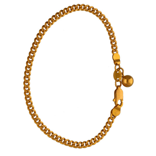 22ct Gold Curb Bracelet