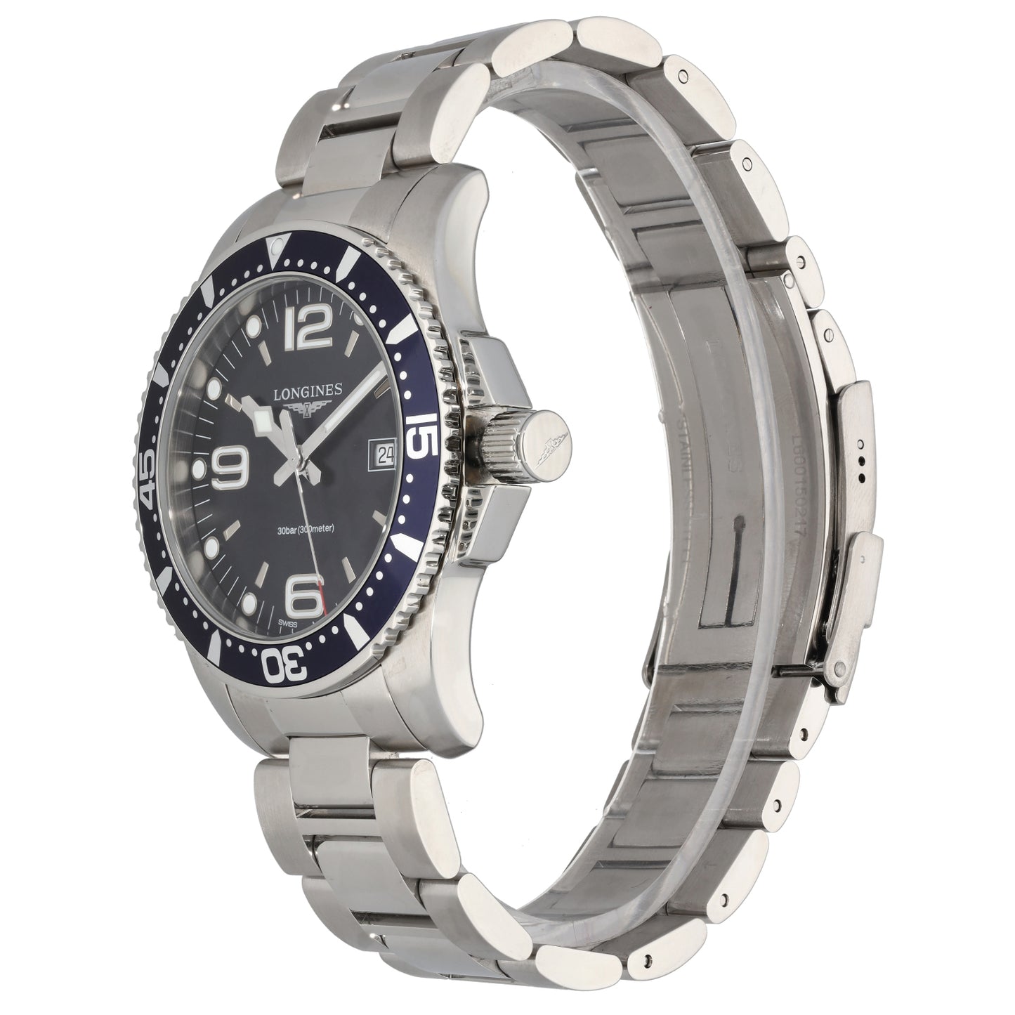 Longines Hydro Conquest L3.840.4 44mm Stainless Steel Watch