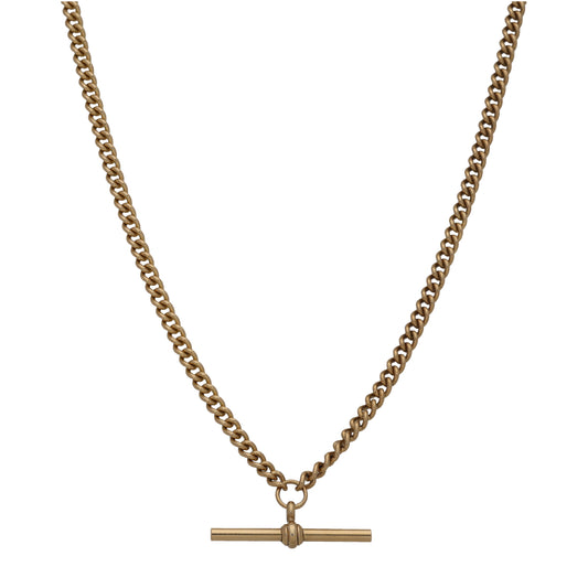 9ct Gold Fob/Watch Chain 18"